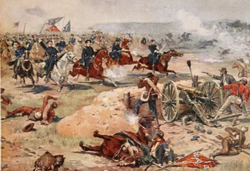 La charge finale du général Sheridan à Winchester, 19 septembre 1864